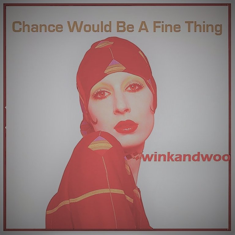 chance would be a fine thing by winkandwoo