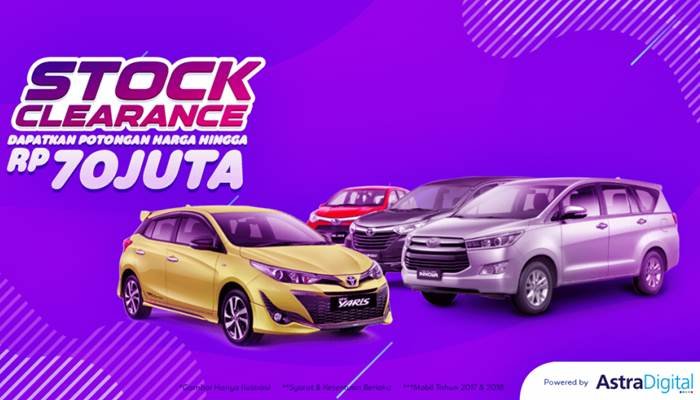 Stock Clearance Seva Mobil Bekas