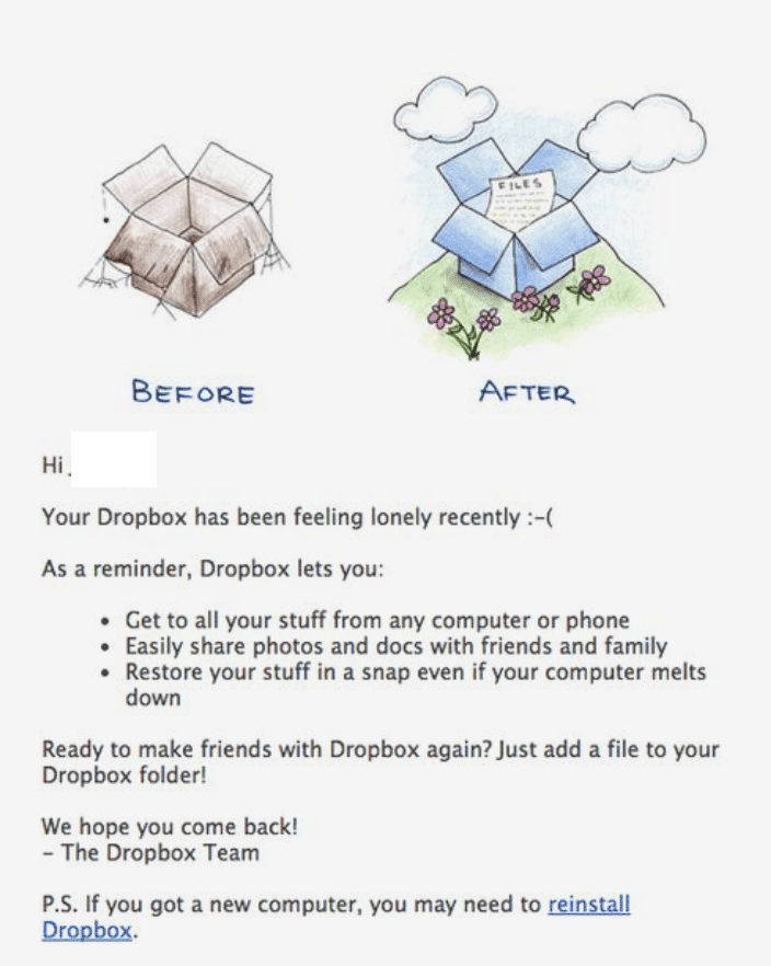 dropbox-email-sample