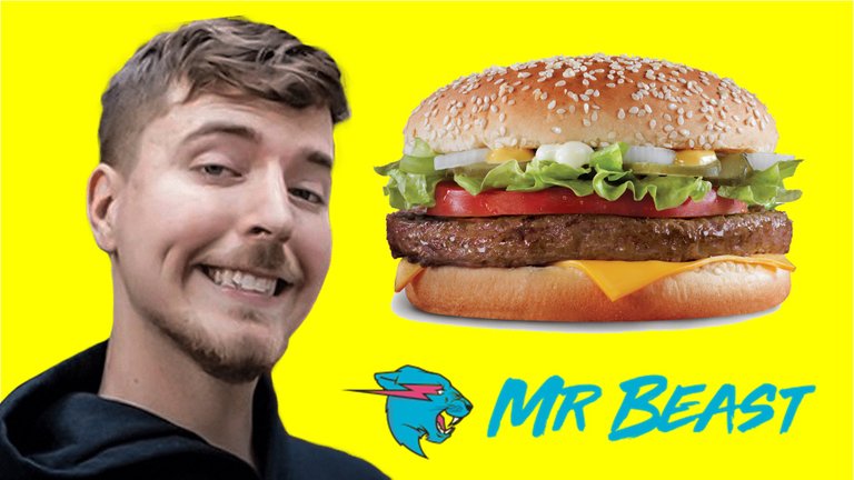 Mr Beast and his burger