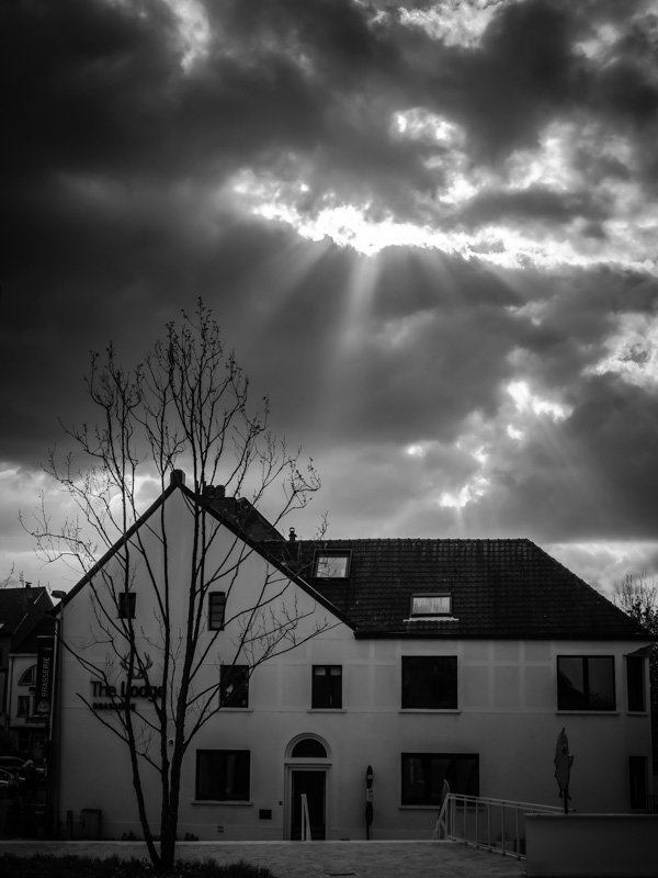 Gody Rays over Tervuren Belgium