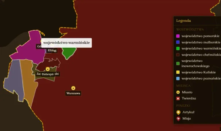 mapa sarmacji w budowie