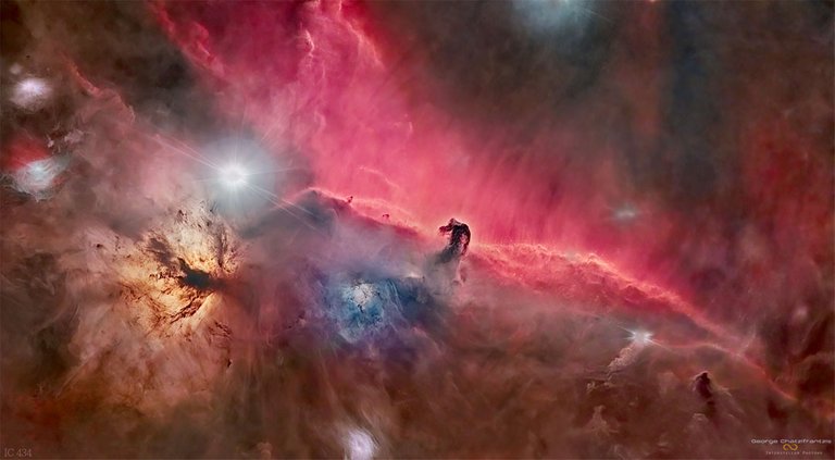 The Horsehead Nebula Region without Stars