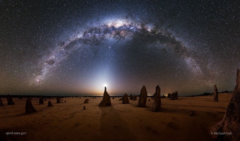 Milky Way over the Australian Pinnacles