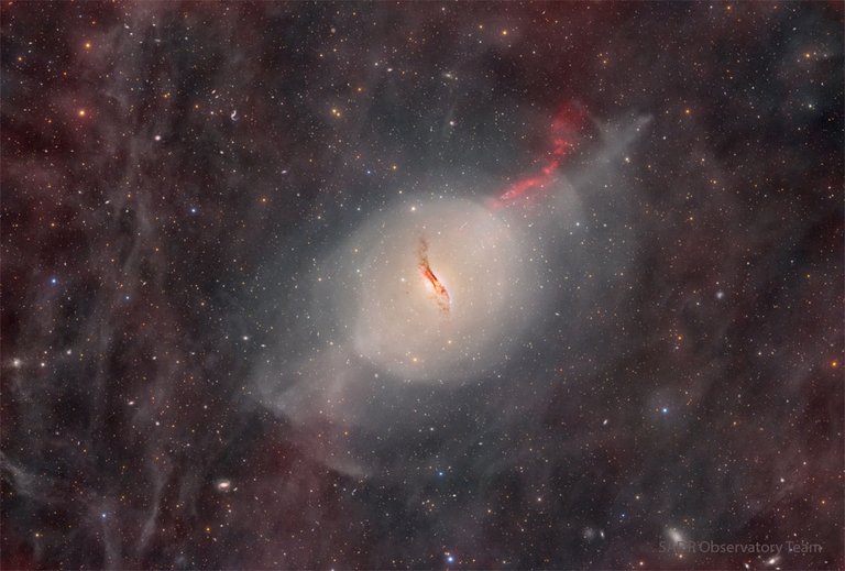 Peculiar Elliptical Galaxy Centaurus A
