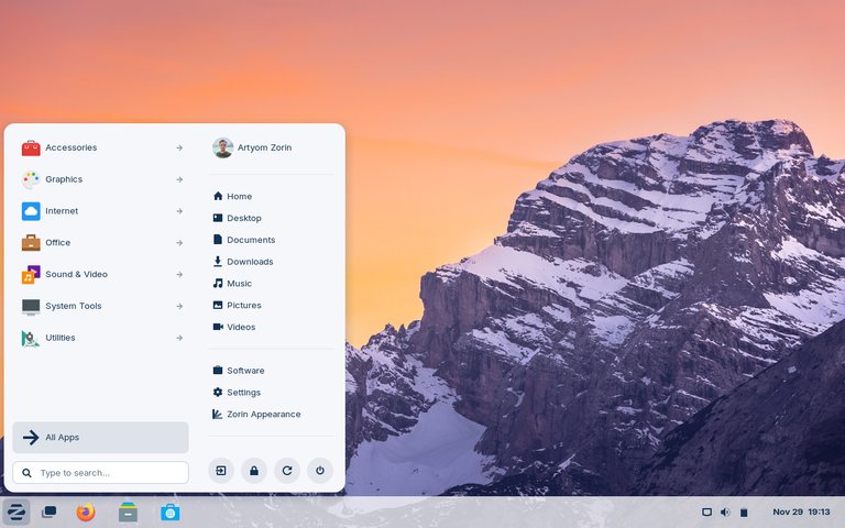 Лінукс дистрибутив Zorin OS 17