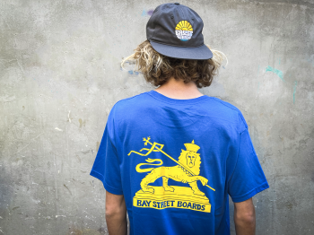  "Bay Street "Lion of Judah" T-Shirt -- Royal Blue"