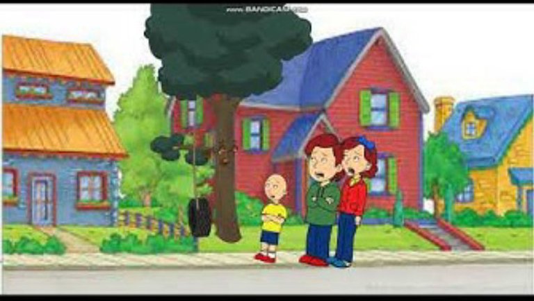 Caillou Turns Rosie into a Tree/Grounded