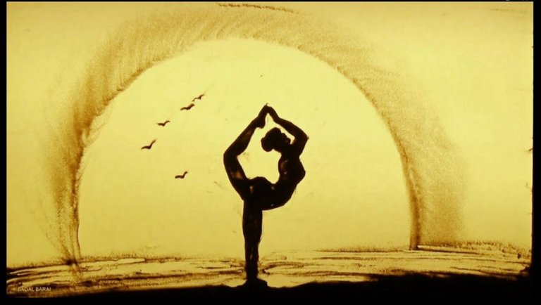 International Yoga Day Sand Art Video #internationalyogaday #yoga #yogaday #sandart