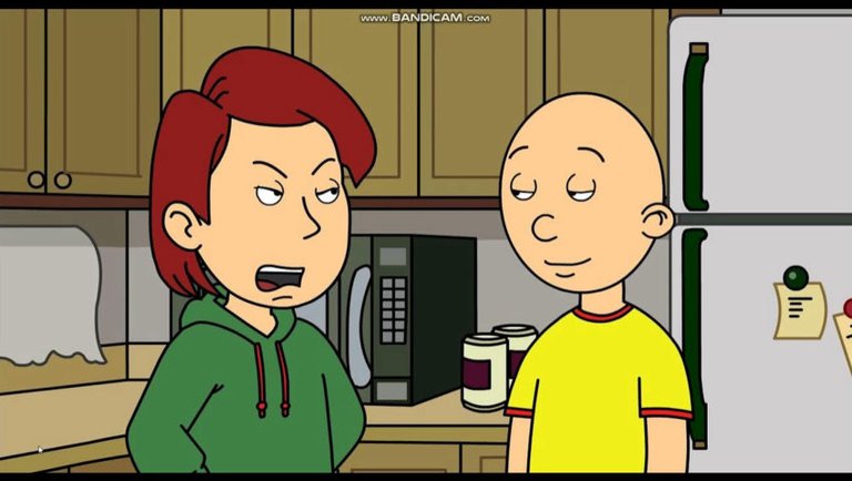 Caillou Tries to Ground His Own Dad/Grounded (Template Style)