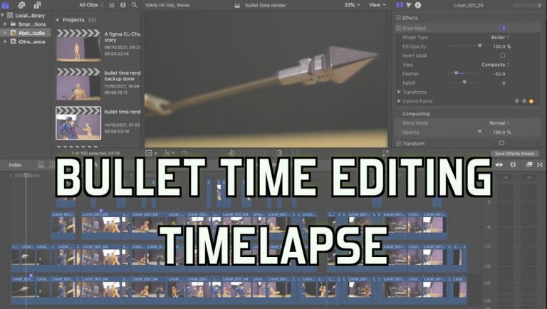 Behind a 3 seconds (Bullet Time) Editing