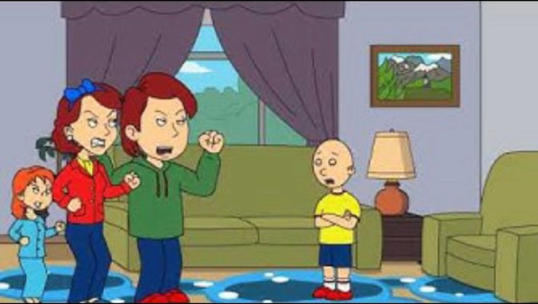 Caillou Floods Up The House/Grounded
