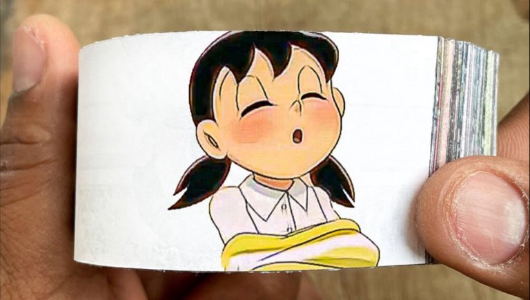 Doraemon Cartoon Flipbook #197 | Shizuka Removes Her Clothes Flip Book | Flip Book Artist 2024