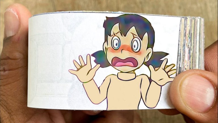 Doraemon Cartoon Flipbook #192 | Shizuka Saw Nobita Bathing Flip Book | Flip Book Artist 2024