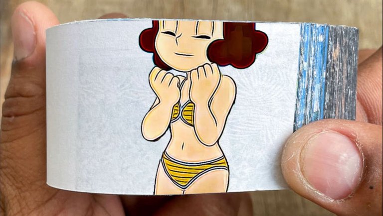 Doraemon Cartoon Flipbook #201 | Shizuka's Bath in Bikini Flip Book | Flip Book Artist 2024