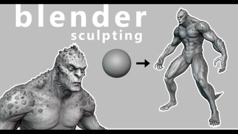 Blender - Sculpt a creature form scratch