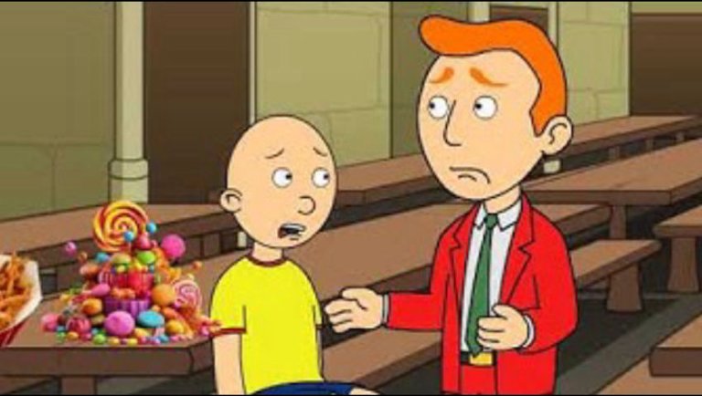 Caillou Brings Candies To School and gets Grounded