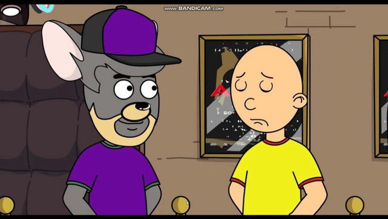 Caillou Tries To Get Into Chuck E Cheese's/Grounded (Template Style)