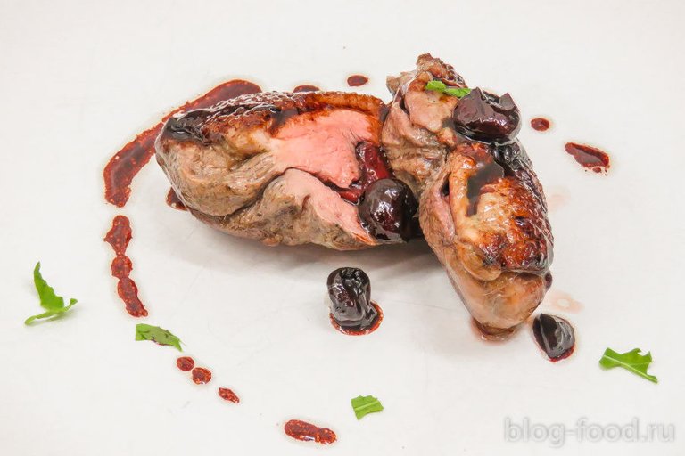 Cherry Stuffed Duck