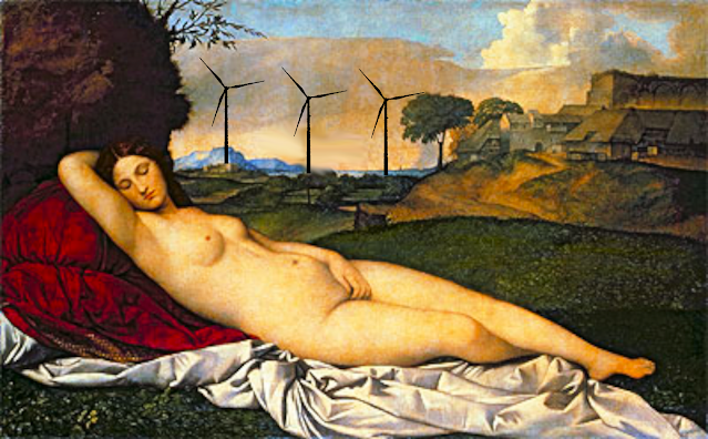 Madonna mit Windrad