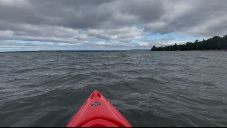 Kayaking the rough waters on Lake Superior Canada