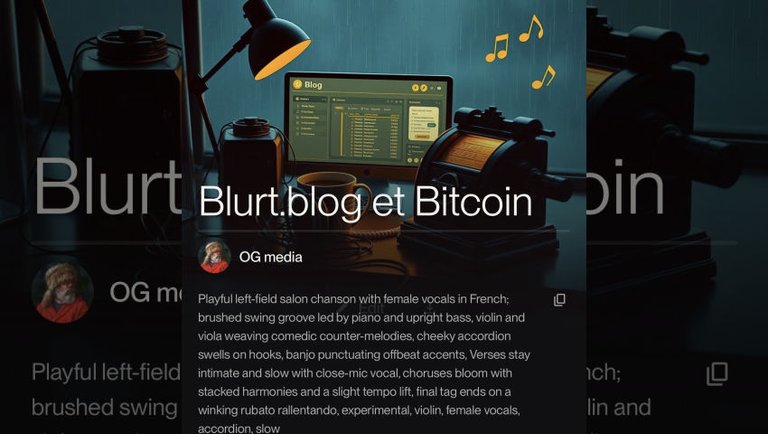 Blurt.media Radio France - Blurt.blog et Bitcoin