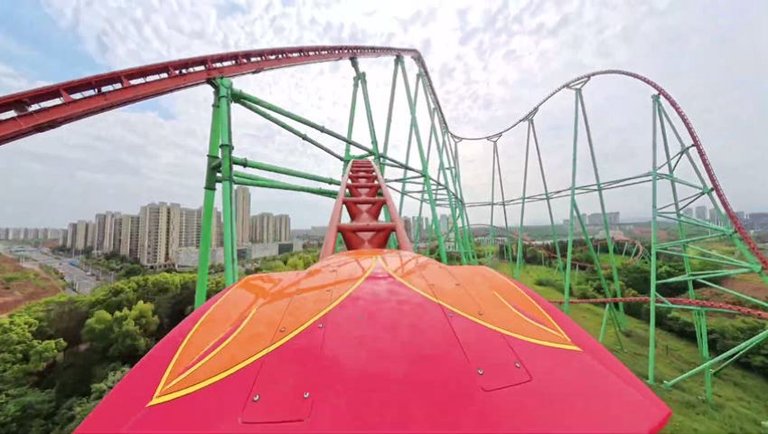 Coaster Through the Clouds POV - Tallest and Fastest Roller Coaster in China