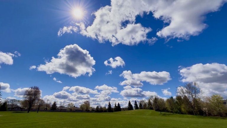Vivid Blue Skies over the Wild North East …