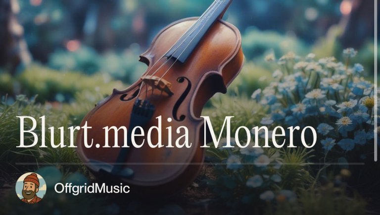 Blurt.media to Monero (XMR)