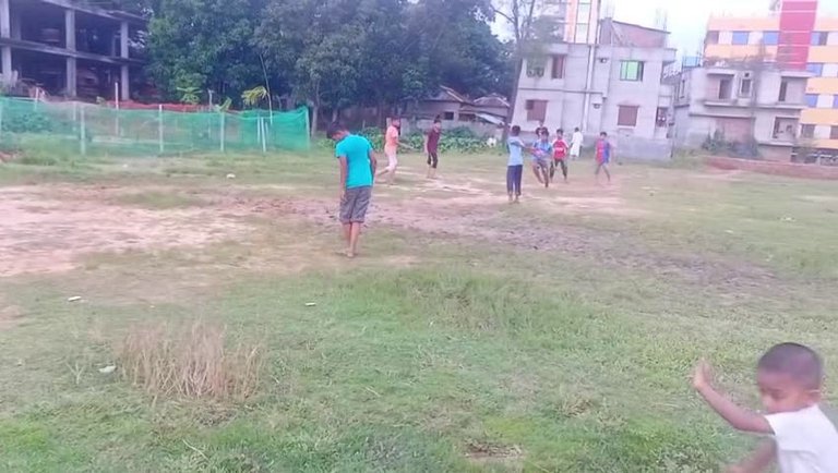 Boy's are playing at playground.