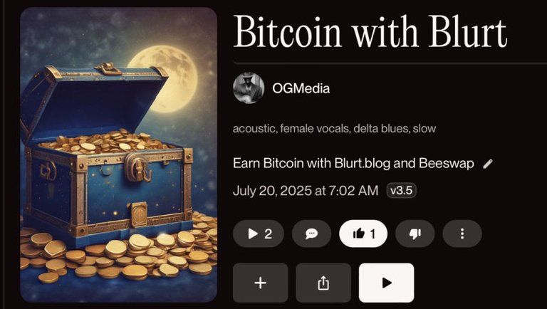 Collecting Bitcoin with Blurt.blog and Beeswap