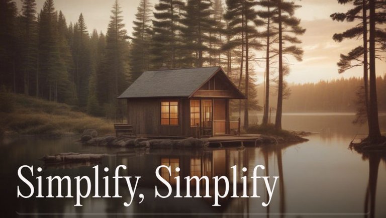 Offgrid Life  in Canada - Simplify Simplify