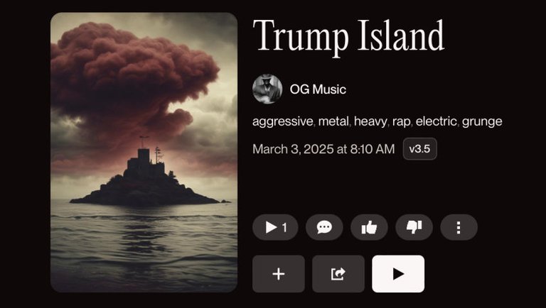 Grok Music : Trump Island