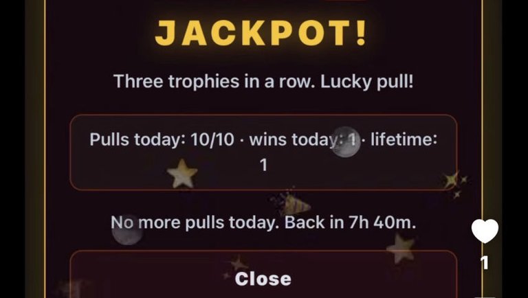 I hit the jackpot on Hivesuite.app Slots