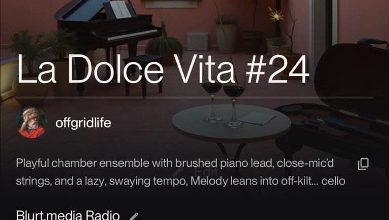 Blurt.media Radio - La Dolce Vita #24