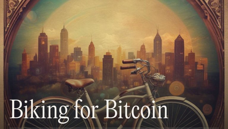 Biking for Bitcoin with SportsTalkSocial.com