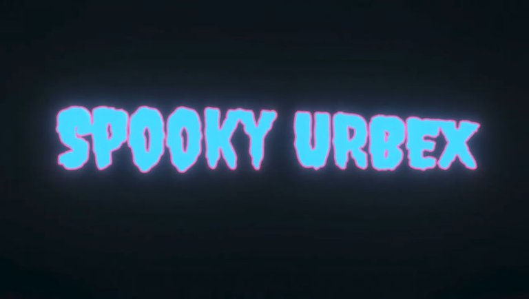 Spooky urbex intro made in blender