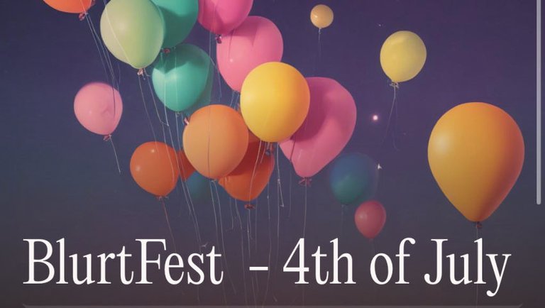 BlurtFest - Blurt : Born on the 4th of July