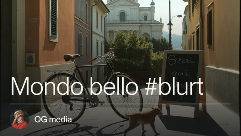 Blurt.media Radio - Un Mondo Bello #blurt