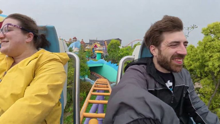 Steel Dolphin Reverse POV ( Shanghai Haichang Ocean Park Intamin Launch Coaster