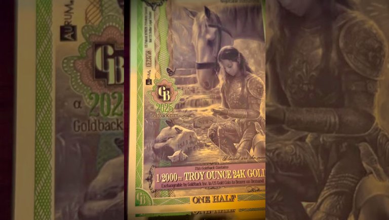Stacking Gold with 1/1000 Oz Goldbacks
