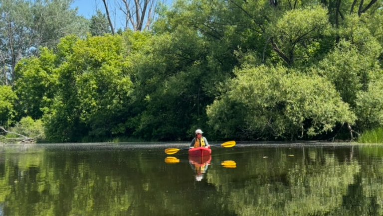 Father’s Day kayak  on the Rideau