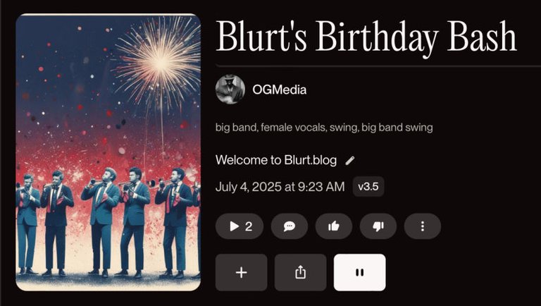 Blurt’s Birthday Bash - 4th of July