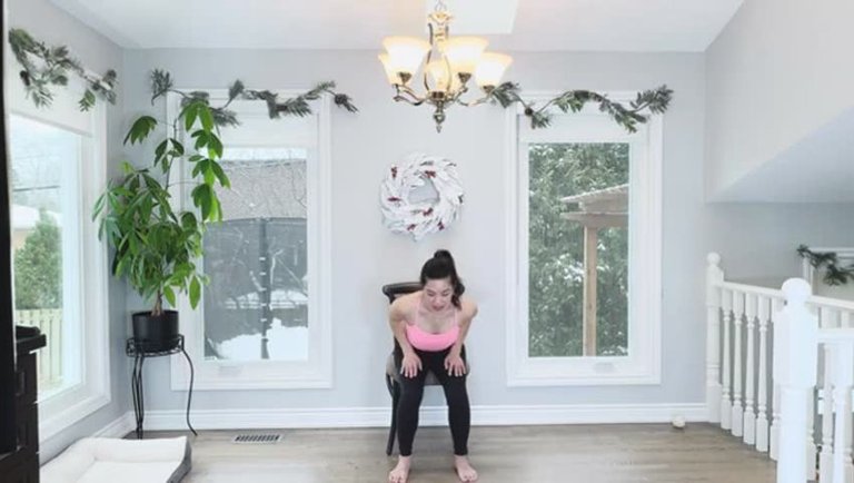 Day 7：  Flow with Grace – Gentle Chair Yoga & Sun Salutations!