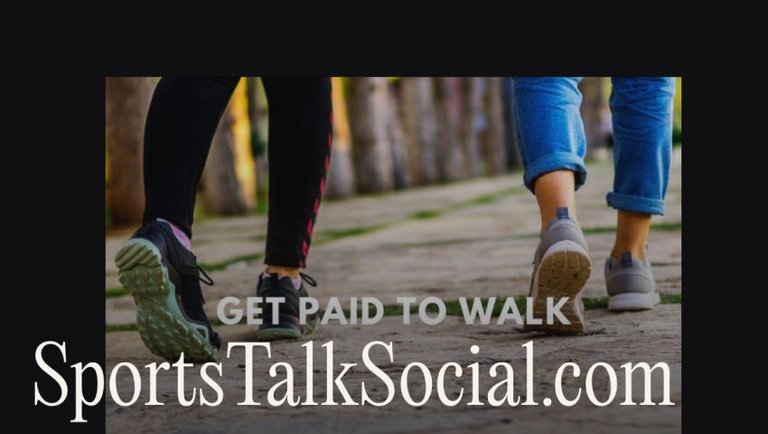 Get paid to walk with SportsTalkSocial.com and Blurt.media
