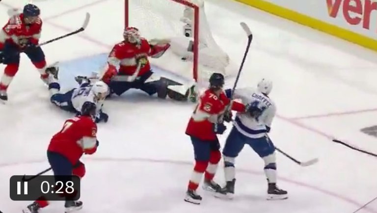 Tampa Lightning score 2 Goals in 11 seconds - NHL Stanley Cup