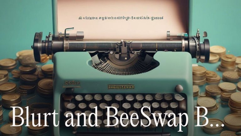 Blurt and BeeSwap Boogie: Earn Bitcoin with Blurt