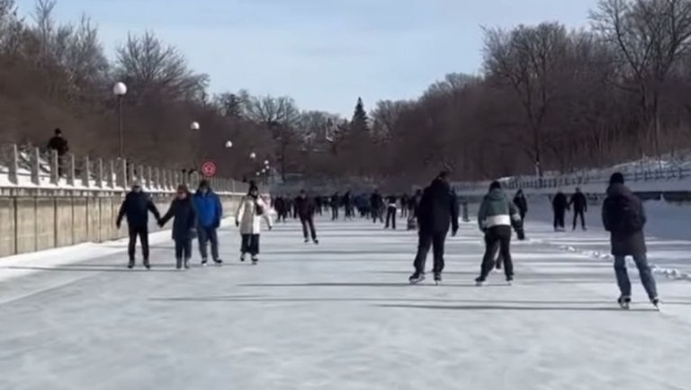 Skating on the Rideau Canal