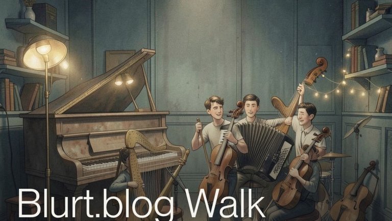 Blurt.media Radio - Get paid to walk on Blurt.blog