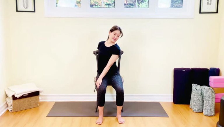30min Chair yoga for Beginners & Seniors